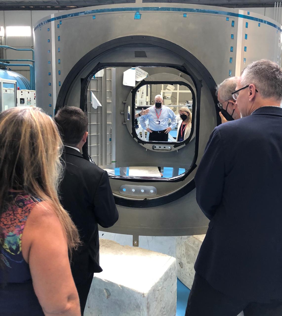 Northrop Grumman and subcontractor Thales Alenia Space complete fabrication work on the Habitation and Logistics Outpost (HALO) module, one of two of the Gateway Space Station's habitation elements where astronauts will live and work in lunar orbit during deep space Artemis missions. 